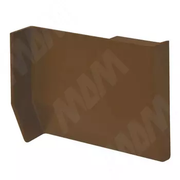 801 Заглушка для мебельного навеса, пластик, коричневая, левая (K013.C00L.971)