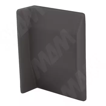 807 Заглушка для мебельного навеса, пластик, графит, правая (K075.C01R.026)