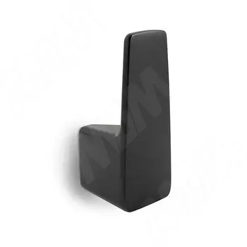 ALVERO Крючок однорожковый черный матовый (HK.32.BLM)