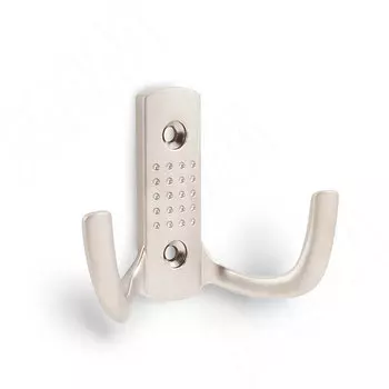 ARGUS Крючок двухрожковый никель матовый (HK.24.SN)