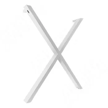 Аспен опора для стола X-образная, 60х30, H715+10 мм, белый, 1шт. (AS60X30/715 WT)