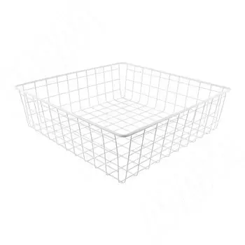 BASE Корзина сетчатая, 120х400х400 мм, белый (КС124040 БЕЛ)