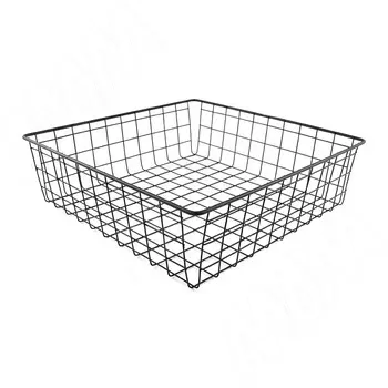 BASE Корзина сетчатая, 120х400х400 мм, черный (КС124040 ЧР)