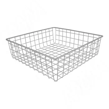 BASE Корзина сетчатая, 120х400х450 мм, металлик серебристый (КС124045)
