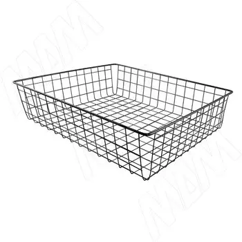 BASE Корзина сетчатая, 120x450x500 мм, черный (КС124550 ЧР)