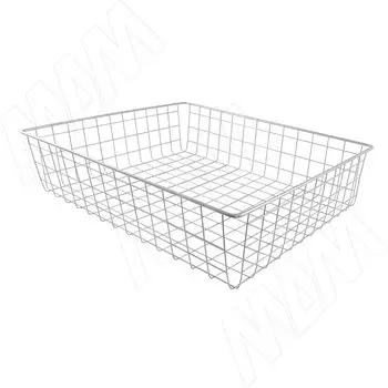BASE Корзина сетчатая, 120x450x500 мм, металлик серебристый (КС124550)