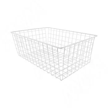 BASE Корзина сетчатая 190х350х500 мм, белый (КС193550 БЕЛ)