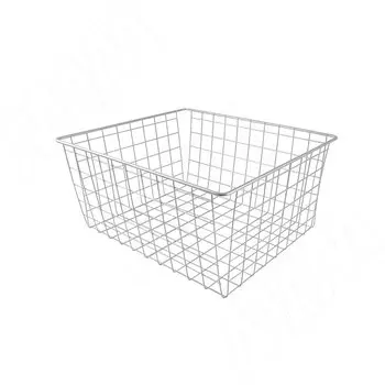 BASE Корзина сетчатая, 190x350x450 мм, металлик серебристый (КС193545)