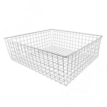 BASE Корзина сетчатая, 190x550x550 мм, металлик серебристый (КС195555)