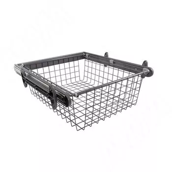 BELLE Корзина для белья, 500 мм, графит, полн. выдв. (BE50BAGR)