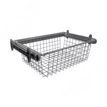 BELLE Корзина для белья, 600 мм, глубина 350 мм, графит, полн. выдв. (BE60BA35GR)