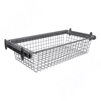 BELLE Корзина для белья, 800 мм, глубина 350 мм, графит. полн. выдв. (BE80BA35GR)