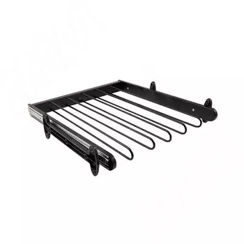 BELLE Вешало для брюк, 500 мм, черный, полн. выдв. (BE50TRBL)