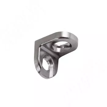 BRACKET Полкодержатель для деревянных полок, с круглым и овальным отверстием под саморез, черный никель (10203010YQ)