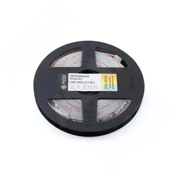 CCT Светодиодная лента 2835/120, 24V, 5 м, теплый белый - холодный белый 2700-6500К, IP20, 19.2W/1м (LS24-2835-CCT-19.2)