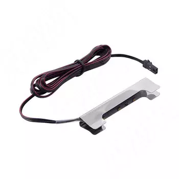 CLIPSA Светодиодный светильник-клипса для стеклянной полки 4-8 мм, хром, 12V, холодный белый 6000К, 0,24W (CL12-66NO-CR-CW0.2)