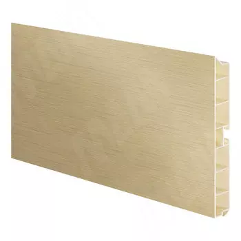 Цоколь пластиковый (высота 100, длина 4000 мм), золото брашированное (10.0524 4M)