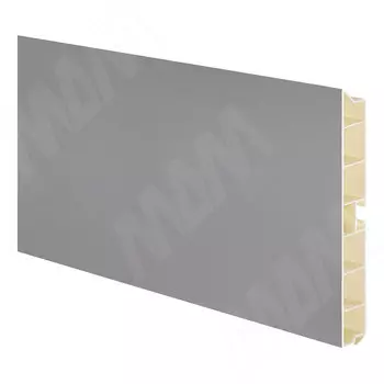 Цоколь пластиковый (высота 100, длина 4000 мм), серый MDC (10.0512 4M)