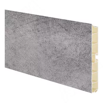 Цоколь пластиковый (высота 100, длина 4000 мм), бетон шлифованый (10.0217 4M)