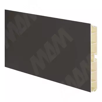 Цоколь пластиковый (высота 100, длина 4000 мм), антрацит (10.0283 4M)