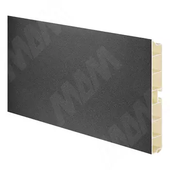 Цоколь пластиковый (высота 100, длина 4000 мм), графит зернистый (10.0122R 4M)