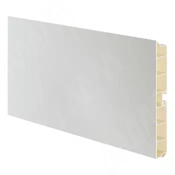 Цоколь пластиковый (высота 100, длина 4000 мм), светло-серый (10.0496R 4M)