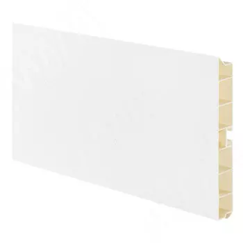 Цоколь пластиковый (высота 100, длина 4000 мм), белый (10.0419 4M)