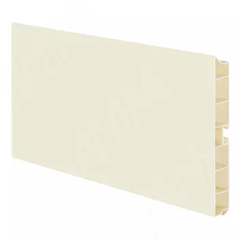 Цоколь пластиковый (высота 100, длина 4000 мм), ваниль (10.5075 4M)