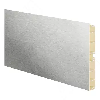 Цоколь пластиковый (высота 150, длина 4000 мм), нержавеющая сталь (15.0034 4M)