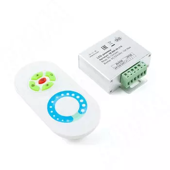 Диммер с пультом ДУ, радиоканал, с плавной регулировки яркости (LSA-DIM-RF-TS)