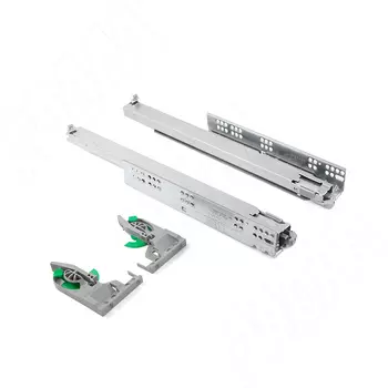 DYNAMOOV Tipmatic Комплект направляющих, 450 мм, ниж. крепления, полн. выдвижения, с толкателем и 1D креплениями (F130101121_1D)