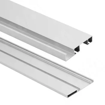 FORTE Комплект направляющих для раздвижной системы (1 верхняя, 1 нижняя), серебро, L-3000 (FORPRS3)