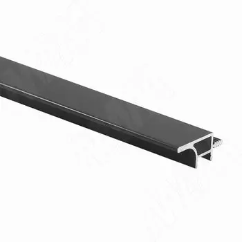 GOLIGHT Профиль-ручка для верхней базы, под светодиодную ленту, черный матовый (краска RAL9005), L-2000 (GL3.152A.2000.BLM PR)