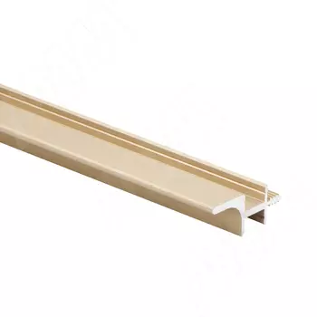 GOLIGHT Профиль-ручка для верхней базы, под две светодиодные ленты, золото брашированное (анод), L-2000 (GL3.153A.2000.GLB PR)