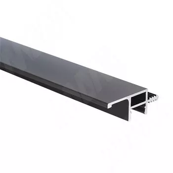 GOLIGHT Профиль-ручка для верхней базы, под светодиодную ленту, графит (краска), L-3000мм (GL3.131.729.3000.9712)