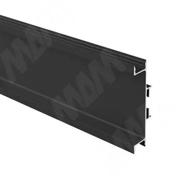 GOLIGHT Универсальная профиль-ручка для среднего ящика, под светодиодную ленту, черный матовый (анод), L-4100мм (GL3.3565.4100.7W PR)