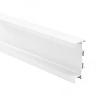 GOLIGHT Универсальная профиль-ручка под столешницу, под светодиодную ленту, белый матовый (краска RAL9016), L-4100мм (GL3.3566.4100.WHM PR)