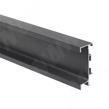 GOLIGHT Универсальная профиль-ручка под столешницу, под светодиодную ленту, графит (краска), L-4200мм (GL5.131.726.4200.9712)