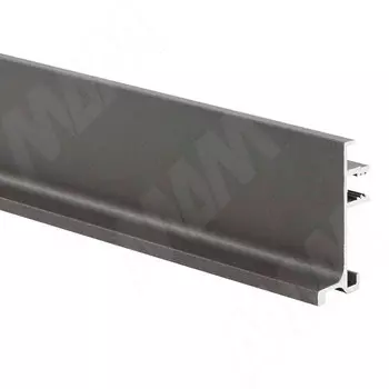 GOLINE Универсальная профиль-ручка под столешницу, графит, L-4080мм (GL2.548A.4080.9712)