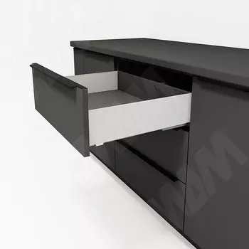 GX Box Комплект боковин ящика H120 мм, 300 мм, белый (GX120300W)