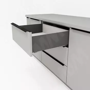 GX Box Комплект боковин ящика H150 мм, 450 мм, темно-серый (GX150450)