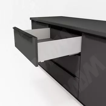 GX Box Комплект боковин ящика H150 мм, 450 мм, белый (GX150450W)