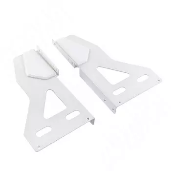 HAMPER LW Крепления выдвижного фасада , цвет белый (LHW-AS02WT)