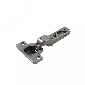 HARMONY PLUS петля с амортизатором полунакладная (90/105), стандартная, черный никель (HB90HO-BL)