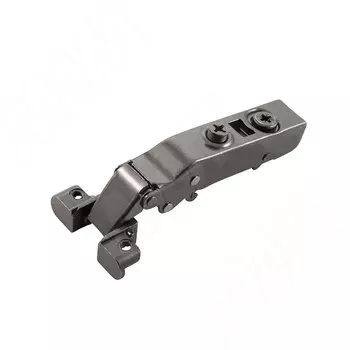 HARMONY PRO петля с амортизатором накладная (90/105), для ал. проф., стандартная, черный никель (HP90FO-AL-BL)