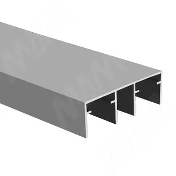 IKM-80AY Направляющая верхняя двойная, серебро, L-6000 (PR012057A)