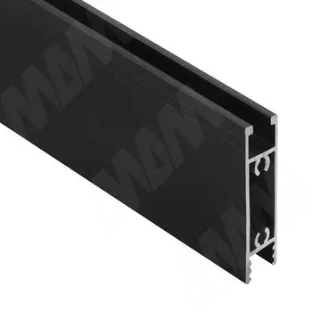 INTEGRO FLY Горизонтальный профиль верх/низ черный (анод), L-6000 (IN05125A)