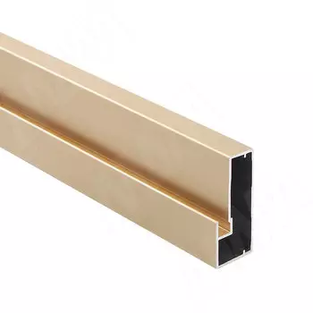 INTEGRO Профиль рамочный широкий, 45х20х20, золото брашированное (анод), L-6000 (IN05119A)