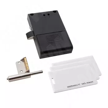 INVISIBLE Замок электронный RFID для 1-ой двери, выдвижной, частота 125 кГц (SDCW125BK)