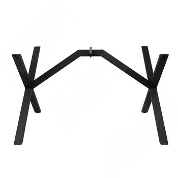 Эссен металлокаркас-стола 710х1200х700мм, черный (RAL9005, муар) (MF.29.710x1200x700.BLC)